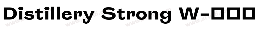 Distillery Strong W字体转换